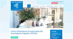 Desktop Screenshot of orl-falguiere.net